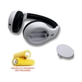 thumbnail image 5 of Things Audio Portable Personal FM Radio Headphones Pull-Out Antenna for Great Reception, Walking, Jogging, Relaxing, School, Talk Radio - Powered by 2AA Batteries (Not Included) - White & Black, 5 of 5