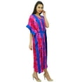 thumbnail image 4 of Bimba Women Long Maxi Kaftan Designer Kimono Caftan Beach Coverup With Belt, 4 of 8