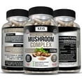 thumbnail image 6 of Kaya Naturals Mushroom Complex Supplement, 10 Mushroom Extracts- Lions Mane - Reishi - Shiitake, 6 of 6
