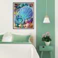 thumbnail image 4 of Pintura de diamante 5D DIY Kit de taladro en forma especial parcial Shell Home Decor (BB010), 4 of 9
