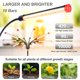 thumbnail image 5 of Luces de cultivo para plantas de interior 90 W LED espectro completo con temporizador 4 8 12 horas y cuello de cisne, 5 of 8