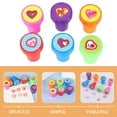 thumbnail image 7 of Nestingho 20pcs Heart Stampers for Kids Self Inking Stamps for Classroom Rewards Goody Bag Fillers Party Favors Easy to Hold Foam Stamps Assorted Color, 7 of 7