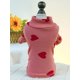 thumbnail image 5 of Valentine's Day 1pc Pet Love Heart Striped Base Shirt, 5 of 5
