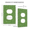thumbnail image 3 of KLL Kiwi Fruit Pattern Electrical Outlet Covers, 3" x 5" 1 Pack Electric Receptacle Plug Covers for Decorator Receptacle Outlet & Switch-Style S, 3 of 6