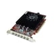 thumbnail image 1 of Tarjeta gráfica VisionTek Radeon 7750 GDDR5 6 4K para monitor de 2 GB, 6 salidas Mini DisplayPort, AMD Eyefinity 2.0, tarjeta de vídeo PCI Express 3.0, sonido envolvente 7.1, 900614, 1 of 9