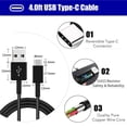 thumbnail image 4 of Quick Charger for Galaxy S10/ S10e/ S10 Plus Adaptive Fast Charging Type-C 2.0 Cable Include 1 Cable (4 ft), 1 Wall Charger -Type-C Phones (S8 & S9 Compatible) 50% Fast Charging, 4 of 5