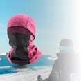thumbnail image 4 of Pasamontañas Gorros de invierno Impermeable a prueba de viento Mascarilla facial Cómoda Cálida Calentador de cuello suave para esquiar Pesca al aire l Vino rojo Soledad Gorros de invierno pasamontañas, 4 of 5