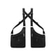 thumbnail image 2 of Bolso de hombro con doble axila, práctico y elegante, de piel sintética con bolsillo para senderismo. Negro, 2 of 8