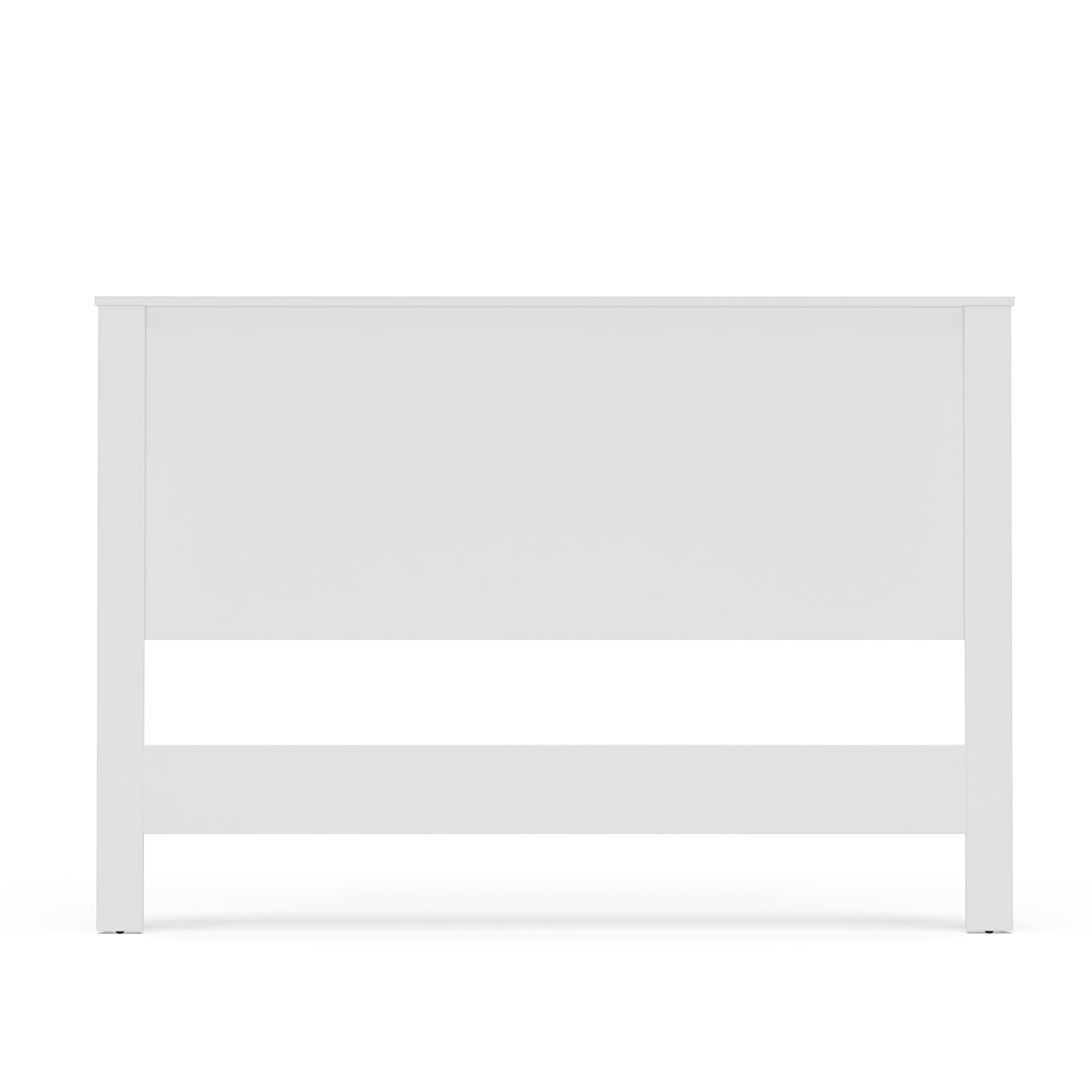 Polifurniture Juliette Queen Size Wood Panel Headboard, White