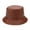 Brown, variant on Bucket Hats for Men Light Plate Pu Leather Fisherman Hat Women's Pure Color Simple Basin Hat Outdoor Versatile Sunshade Hat Bucket Hats for Woman Sun Hats for Women Sun Hats for Men