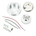 thumbnail image 4 of Steering Wheel Hub Adapter Polished 5 And 6 Hole Strong Bearing Capacity Replacement For Flaming River, 4 of 8