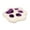 Purple, variant on PRETXORVE Imitation Wool Cozy Paw Shaped Carpet Long Hair Rug Living Room Floor Mat Bedroom Bedside Rug