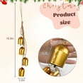 thumbnail image 4 of Christmas Bells for Decoration Gold Cow Bell With Jute Hanging Rope for Home Decor DIY Wreaths,Weddings,Christmas Tree, Vintage 4-Piece Set, 4 of 7