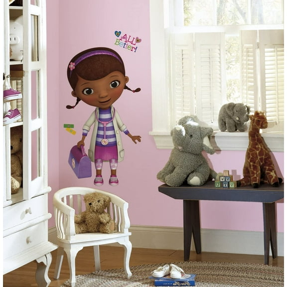 Doc Mcstuffins Peel and Stick Giant Wall Decals