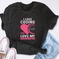 thumbnail image 4 of EcoLoom I Love Coding And Love My Grandma Short Sleeve Unisex T Shirt, 4 of 6