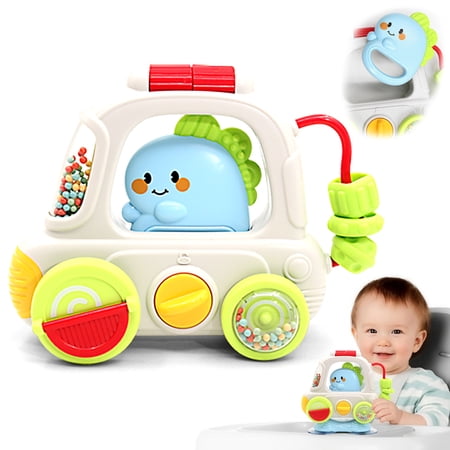 Toys for 3 4 5 6 Years Old Boys - Car Toddler Playset - Police & Fire Station Transform Track Toy - Birthday Gift for Boys 3-6 Years