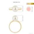 thumbnail image 5 of ANGARA Solitaire South Sea Cultured Pearl Engagement Ring in 14K Yellow Gold for Women | June Birthstone, Birthday, Anniversary, Jewelry Gift for Women | Pearl Ring, 5 of 9
