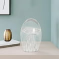 thumbnail image 4 of Sea Animal Ornament Handmade Art Statue Elegant  Coastal Display Stand Figurine Ornament for Desk Home Desktop white, 4 of 7