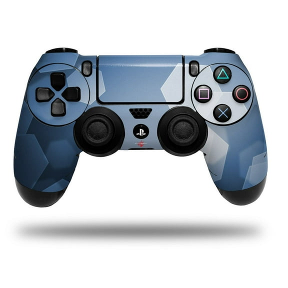 Skin for Sony PS4 Dualshock Controller PlayStation 4 Original Slim and Pro Bokeh Hex Blue (CONTROLLER NOT INCLUDED)