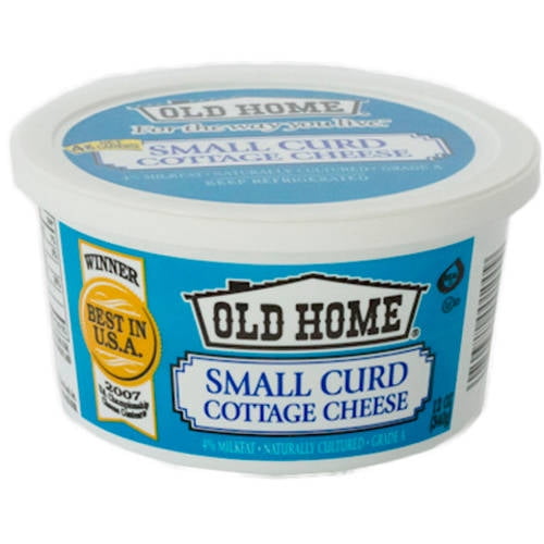 Old Home 4% Milk Fat Small Curd Cottage Cheese, 12 Oz ...