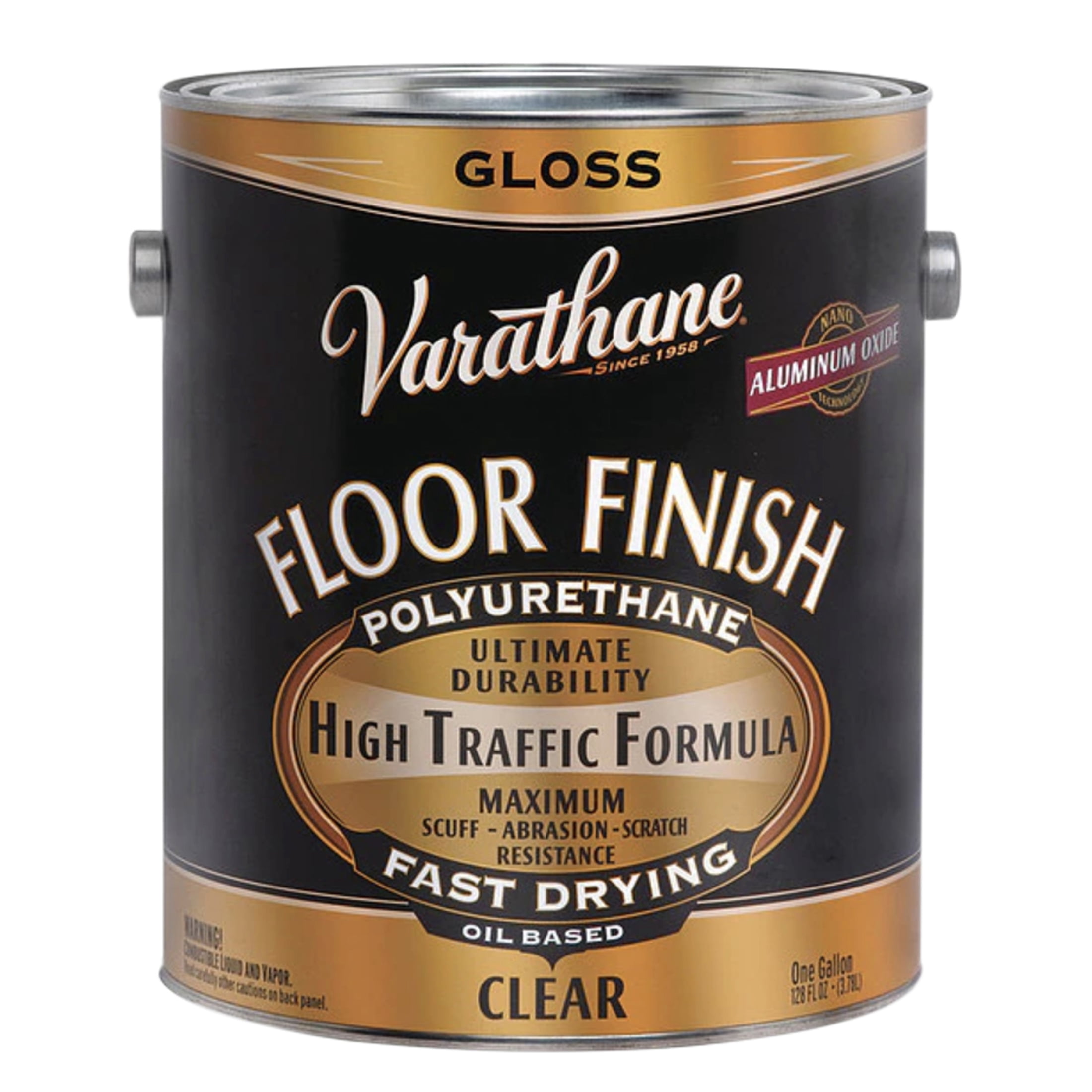 2 Pack, Clear, Varathane Classic Floor Finish ( Oil-Based) Gloss - 130031, Gallon