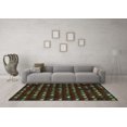 thumbnail image 3 of Ahgly Company Indoor Rectangle Abstract Turquoise Blue Modern Area Rugs, 7' x 9', 3 of 4