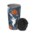 thumbnail image 2 of Yiaed Halloween Print Stainless Steel Coffee Mug -Vacuum Insulated Coffee Tumbler - Leakproof Travel Mugs Insulated for Hot & Cold Drinks, 2 of 8