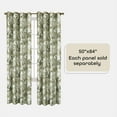 thumbnail image 4 of Tranquil Lined Grommet Panel - Blackout Window Curtain - 50x84 - Green - Machine Washable - Taylor Collection Compatible, 4 of 7
