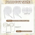 thumbnail image 2 of 2 Pairs Flat Laces Shoelaces, 2.6CM Wide 160CM Length Lacy Shoe Laces, White, 2 of 7