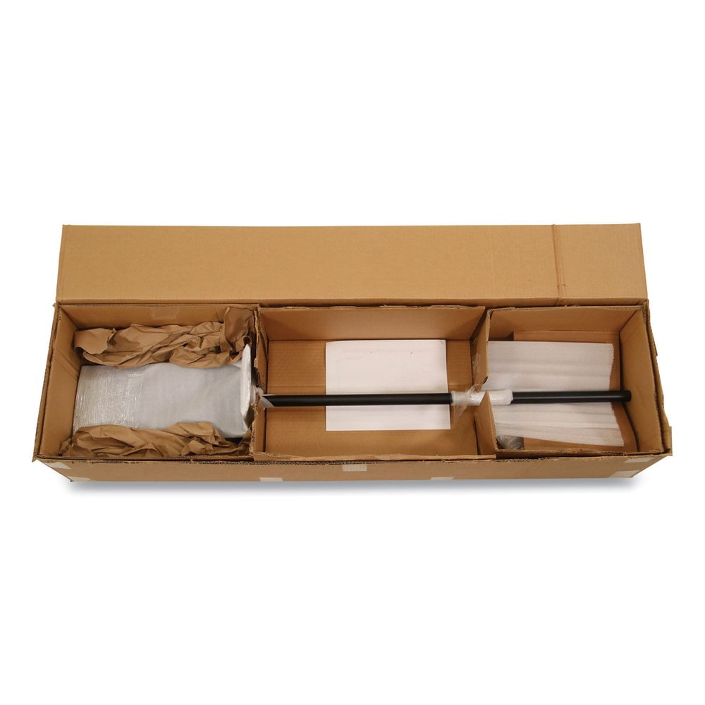 Hand Sanitizer Stand 12" dia x 48" h Black 102468401BA