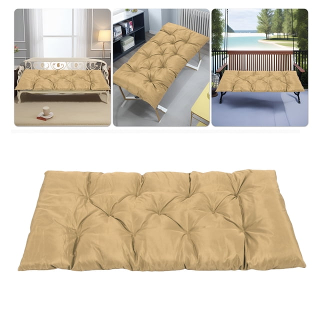 Coussin de Banc d'Extérieur, Coussin de Balançoire Résistant à la Pluie et au Soleil, pour Causeuse de Mobilier de Jardin et de Patio, en Coton PP, Polyester