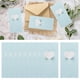 thumbnail image 4 of Materiales para tarjetas de felicitación de boda en papel: carta de bendición y sobre para tarjeta festiva cielo azul amor, 4 of 5