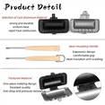 thumbnail image 3 of 3X Hot Dog Toaster , Double-Sided Sandwich Baking Pan, Cheese Maker Sandwich Maker Flip Pan,Camping Frying Pan, 3 of 7