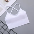 thumbnail image 4 of IROINNID Plus Size Sports Bras for Women Push Up Bra Comfort Oman Bras With String Quick Dry Shockproof Running Fitness Underwear,White, 4 of 9