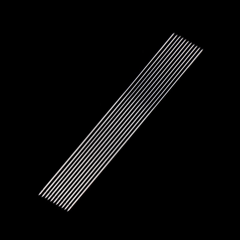 10 Pcs Big Eye Curved Beading Threading Needle DIY Bracelet Jewelry String 7.5cm