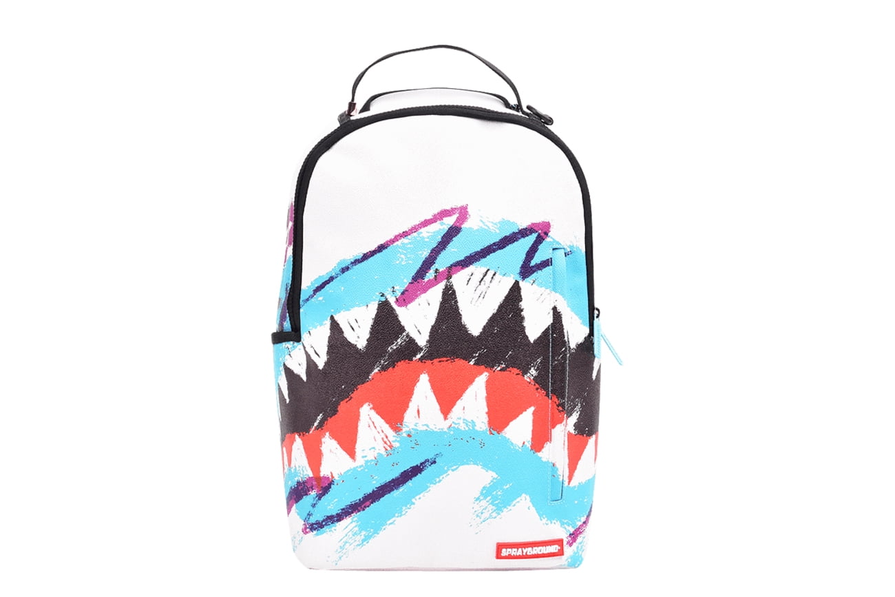 sprayground backpack shark