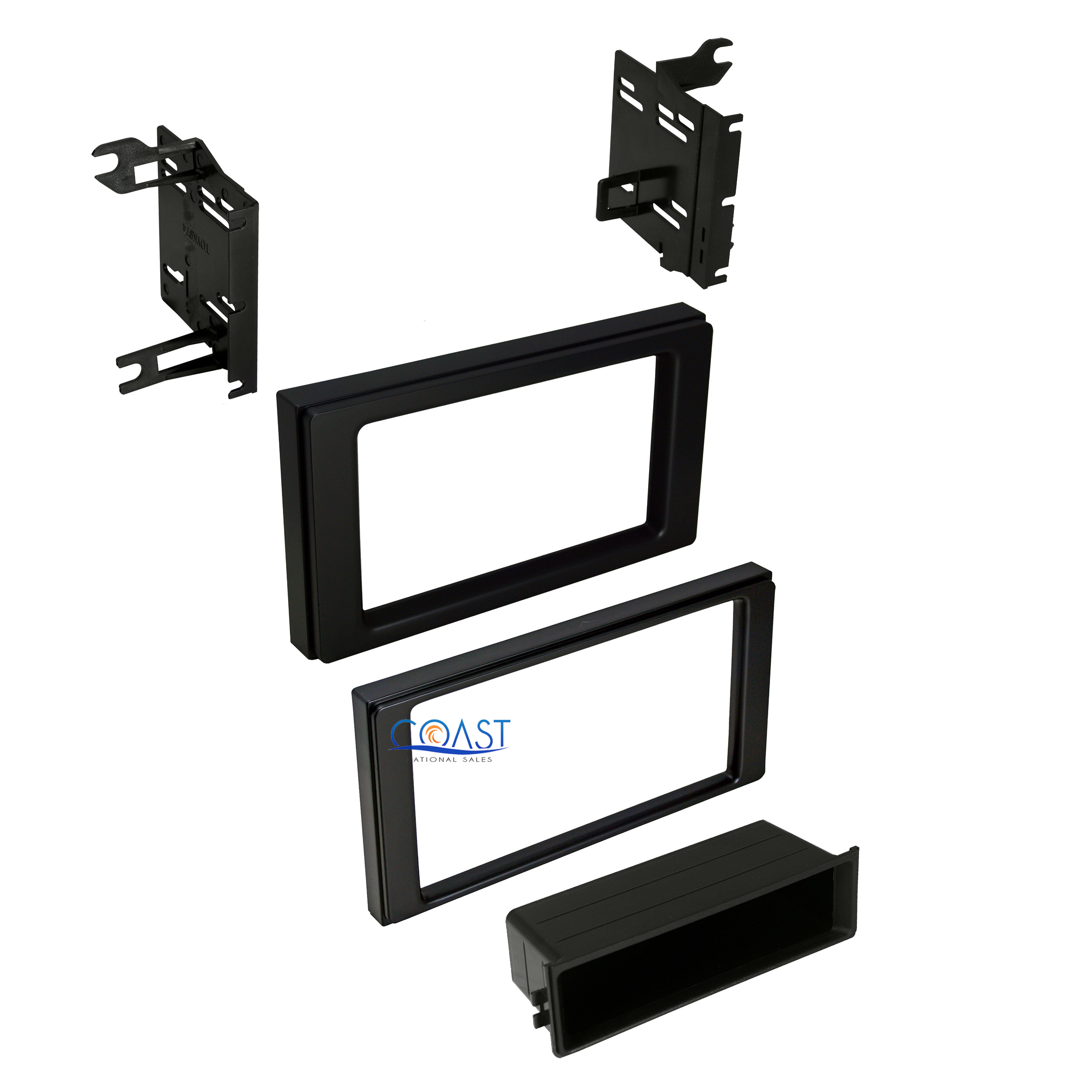 Car Stereo Single Double DIN 6" 7" Screen Pocket Dash Kit for 2016