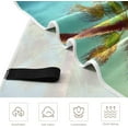 thumbnail image 2 of Coolnut Palm Trees Beach Towel Super Soft Microfiber Sand Free Beach Towels, Oversized Camping Pool Towel, Lightweight, Breathable & Quick Dry Towels, 31x71in Washcloth Gift, 2 of 7