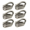 thumbnail image 1 of Boat  Hanger,  Stainless Steel  Hook 6Pcs Spring Snap Strong Bearing  For Clothes For High Altitude Operations, 1 of 8