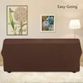 thumbnail image 5 of Easy-Going Jacquard Stretch Sofa Slipcover Non Slip Couch Cover, Sofa Size, Coffee, 5 of 7