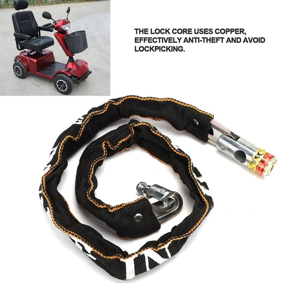 Mgaxyff Anti-Theft Motorcycle Mobility Scooter Chain Lock Bike  Wheelchair Lock,Chain Lock,Mobility Scooter Lock