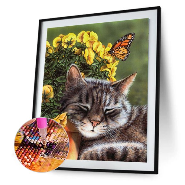 Cuadros Decorativos 5D bricolaje completo taladro diamante pintura Animal punto de cruz bordado mosaico Kit Likrtyny embutido en tela