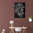 thumbnail image 5 of Inspirational Wall Art for Office Quotes Black and White Wall Decor for Animal Lion Motivational Canvas Prints Framed Wall Art for Bathrooms Modern Home Decor Framed Stretched - 12" Wx18 H, 5 of 6