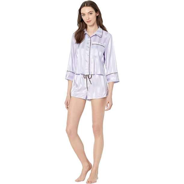 Free People Solid Pillow Talk Pajama Set Violet Frost XS Walmart.ca