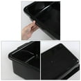 thumbnail image 4 of 4-Pack 32 Liter Large Black Bus Tubs, Commercial Plastic Bus Trays, 4 of 7