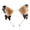 Light Brown, variant on Cat Ears Shape Headband Plush Ears Design Hair Hoops Headwear for Hair Accessories for Women Black