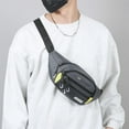 thumbnail image 2 of Bolso bandolera impermeable para hombre, mochila deportiva para exteriores, bolso de hombro ligero para viajes, mochila multiusos con puerto para auriculares para ir al trabajo., 2 of 7