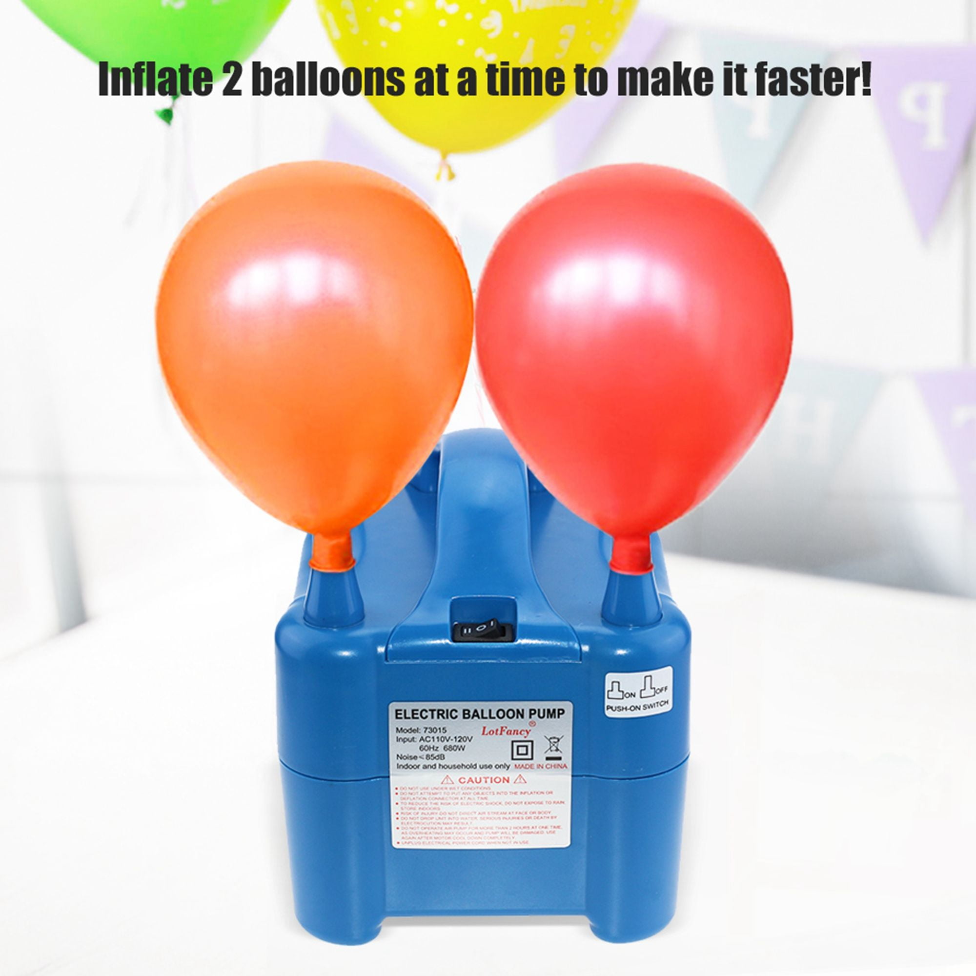 680W High Power Electric Balloon Pump, 110V-120V Balloon Inflator