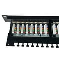 thumbnail image 4 of Cat6A Shielded 24 Port Network LAN Patch Panel 1U Rackmount 110, 4 of 5
