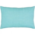 thumbnail image 2 of Lachen Woven Modern Pillow Cover in Teal, Cream, 2 of 3